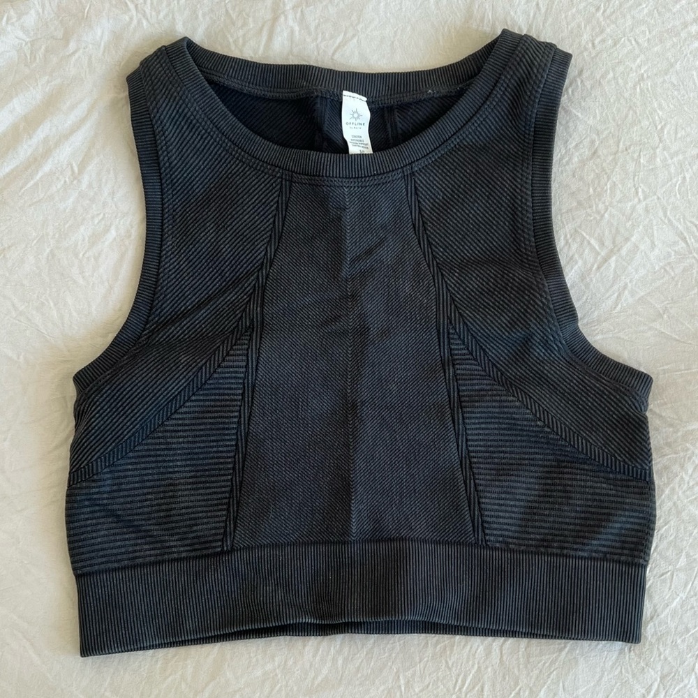 Offline by Aerie seamless cropped tank